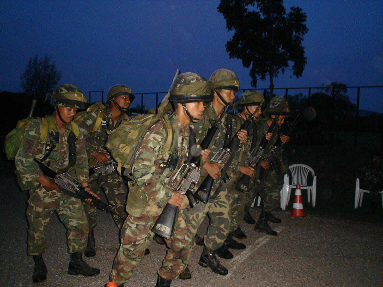 การฝึกใน หลักสูตรจู่โจม RANGER รุ่นที่ 86