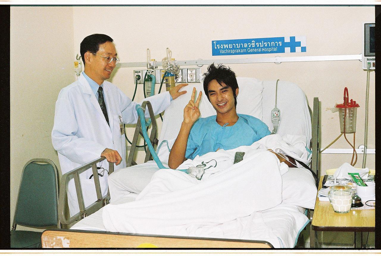ช่วงแรกหลังเกิดอุบัติเหตุ บิ๊ก บอกสู้ๆ