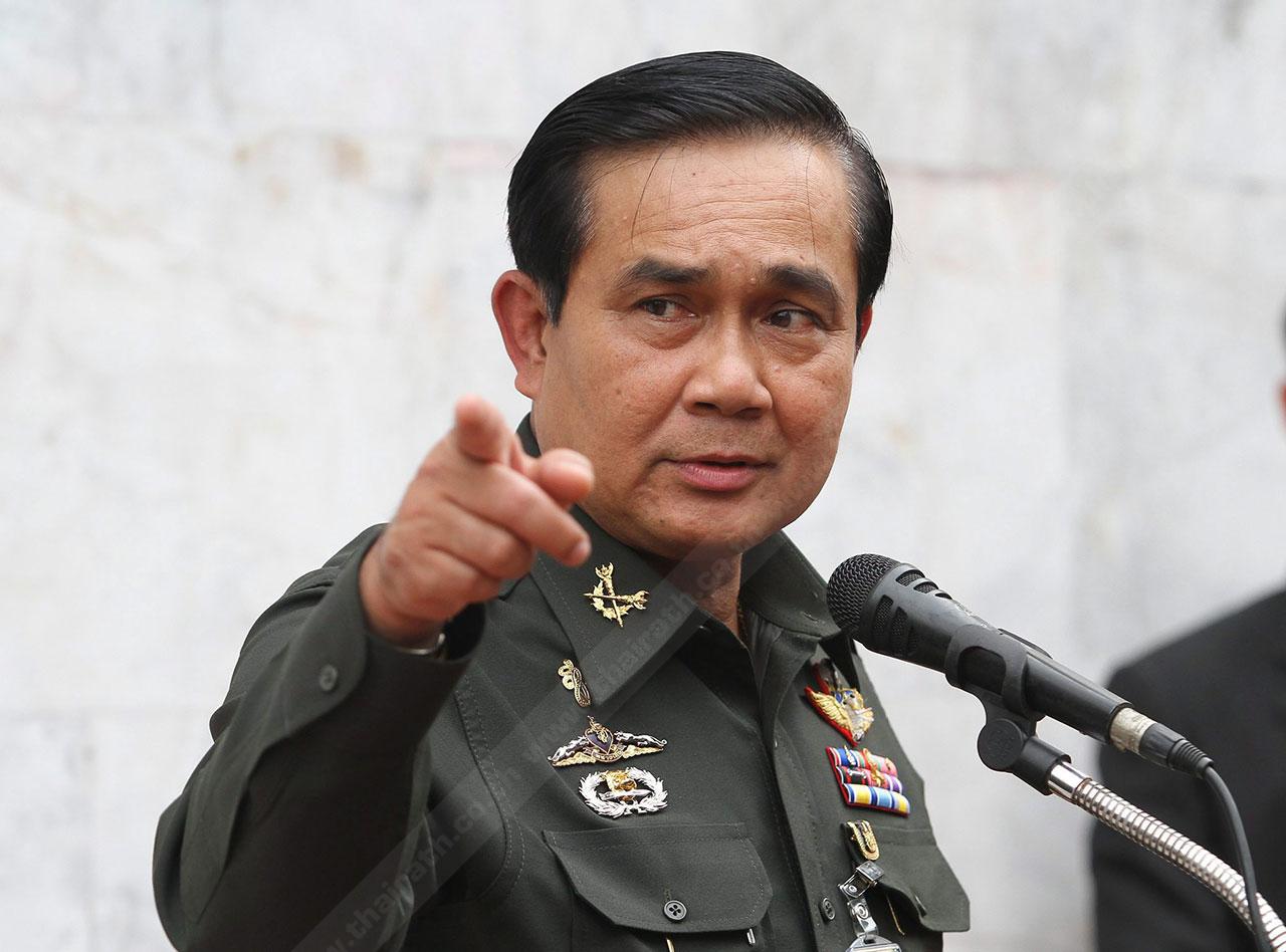 พล.อ.ประยุทธ์ จนทร์โอชา นายกรัฐมนตรีและหัวหน้าคสช.