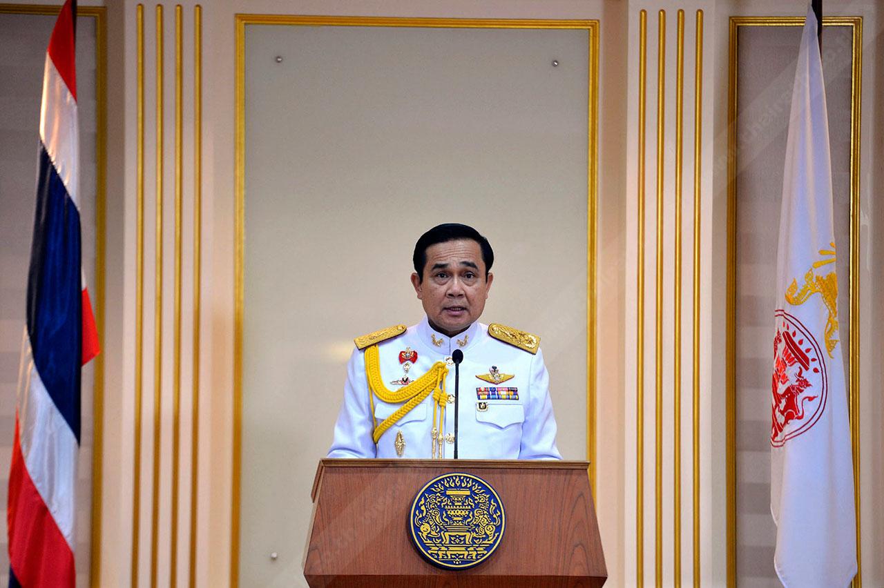 บิ๊กตู่ ครั้งแถลงข่าวหลังรับตำแหน่งเป็นนายกรัฐมนตรีคนที่ 29 อย่างเป็นทางการ