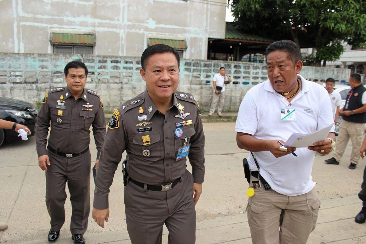 พ.ต.อ.อัคราเดช พิมลศรี รรท.ผบก.ป. ลงพื้นที่ตรวจสอบ