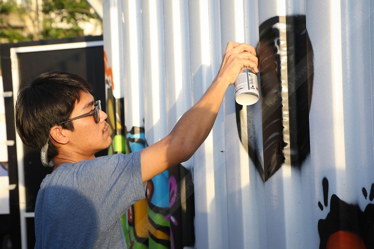 ศิลปินกราฟิตี้จาก BKK graff