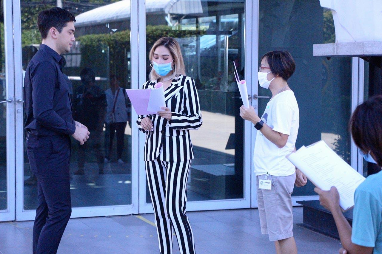 ตอนซ้อมใส่แมสก์