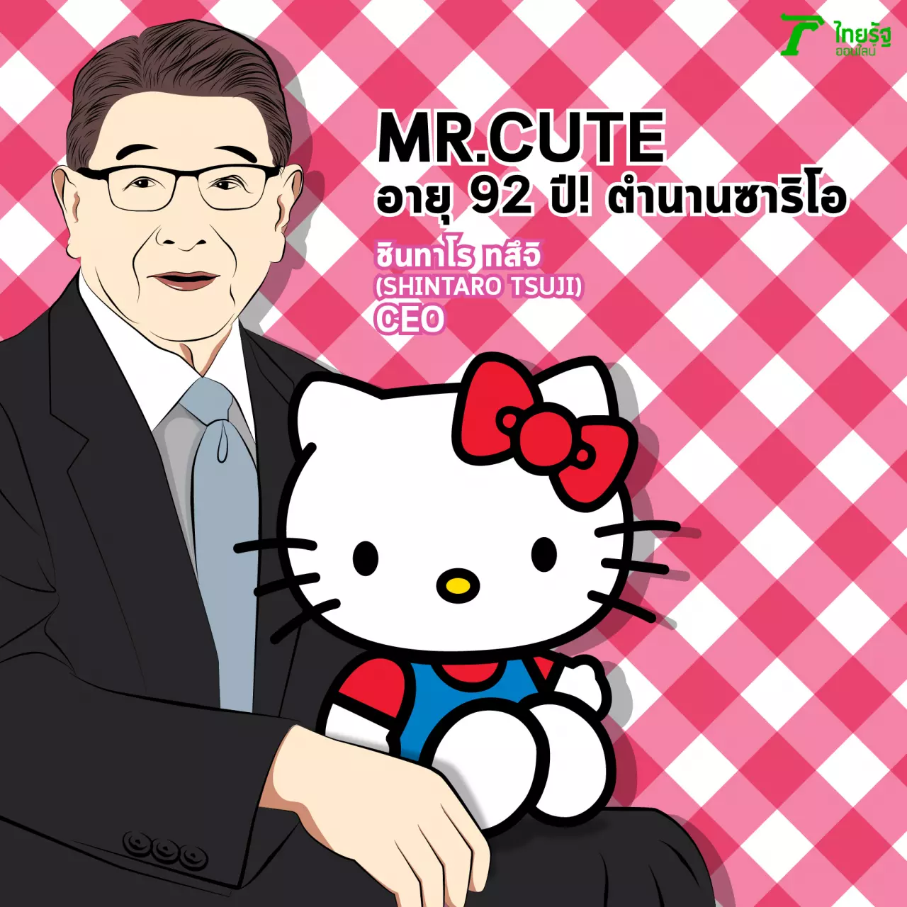 เฮลโล คิตตี้ ไม่มีปาก แต่อยากพูด จากปู่สู่หลาน ก้าวย่างสำคัญ "ซานริโอ"