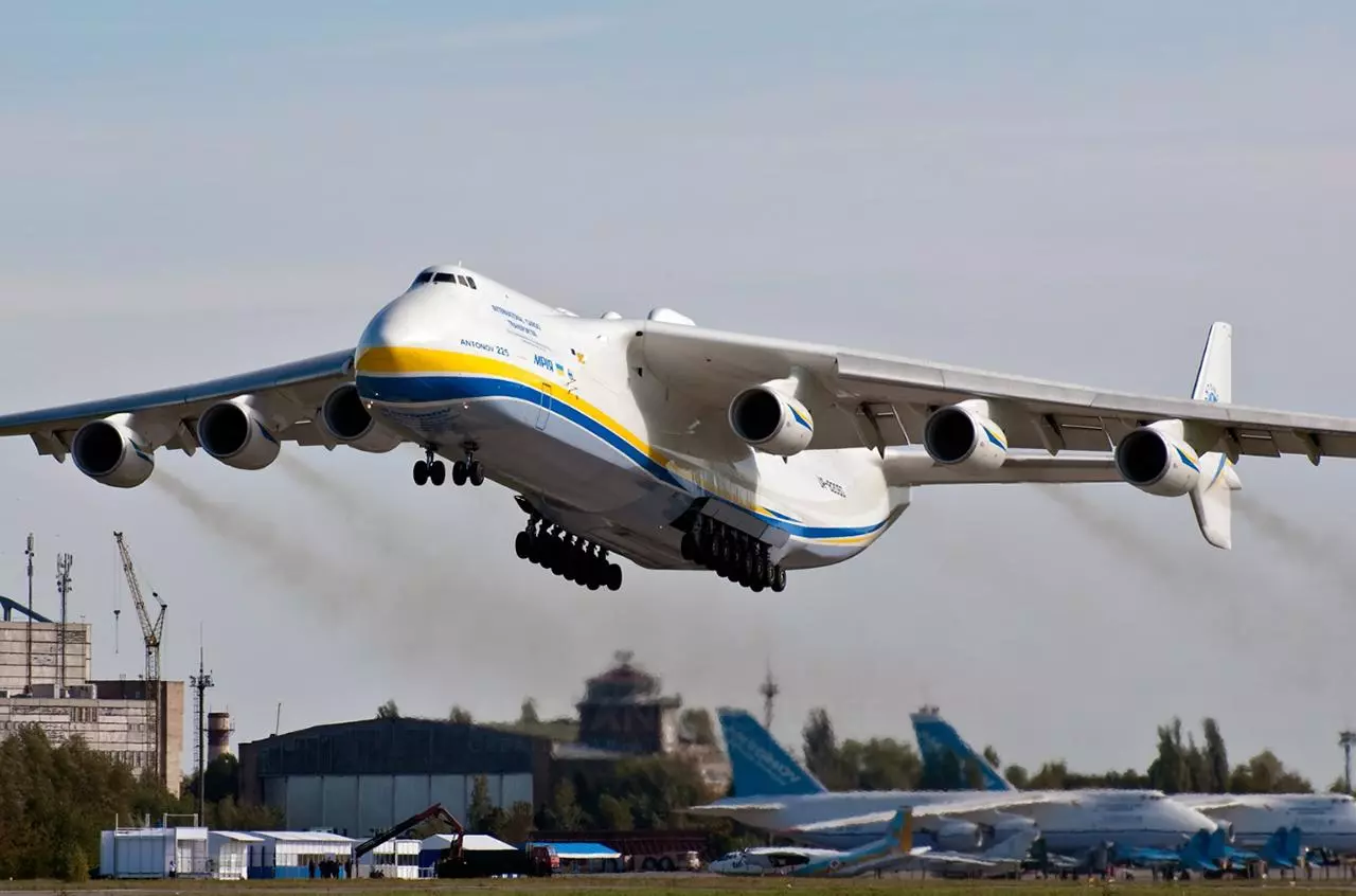 ส่อง เครื่องบินลำเลียงใหญ่ที่สุดในโลก ANTONOV AN 225 MRIYA