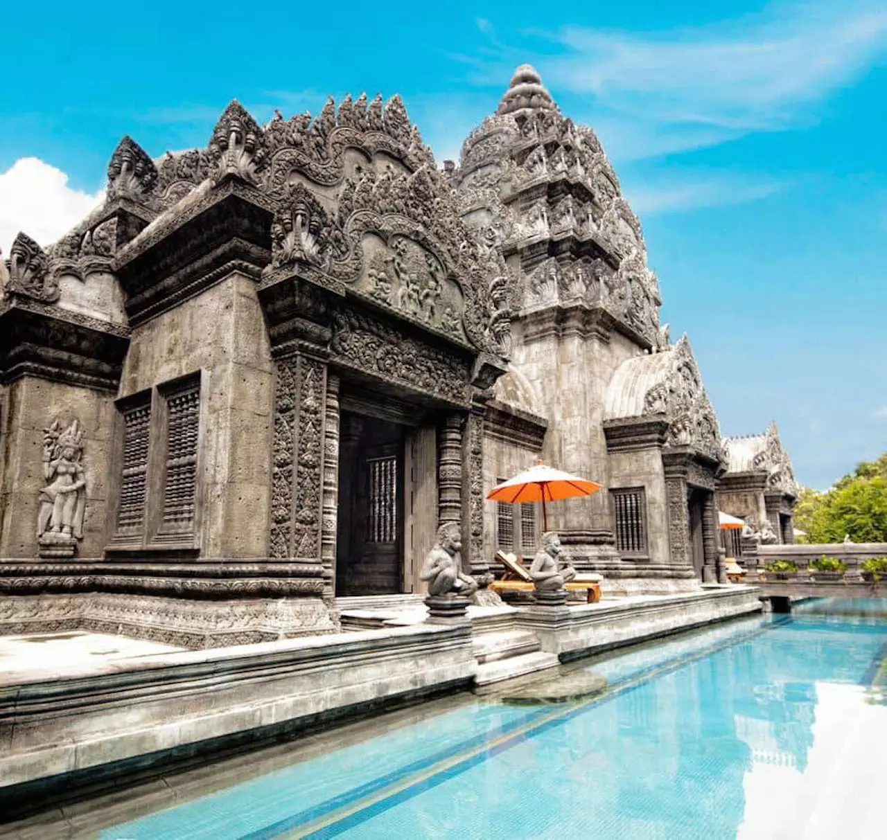 ชาวเน็ตกัมพูชากล่าวหา โรงแรมในไทยขโมยวัฒนธรรม สร้างเลียนแบบนครวัด
