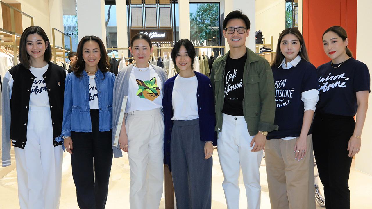 รวมมิตรฮะ อรธิรา ภาคสุวรรณ, สุธาวดี ศิริธนชัย, สุวดี พึ่งบุญพระ และ โอฬาร ปุ้ยพันธวงศ์ เปิดร้าน เมซง คิทสึเนะ และ คาเฟ่ คิทสึเนะ แบรนด์แฟชั่นสัญชาติฝรั่งเศส-ญี่ปุ่น โดยมี สู่ขวัญ บูลกุล, ชุติมณฑน์ สกุลไทย และ นภัสสร บุรณศิริ มาร่วมงานด้วย ที่ดิ เอ็มควอเทียร์ วันก่อน.