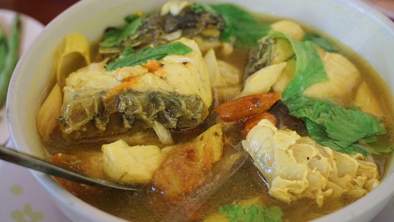ต้มส้มปลาผักรวม
