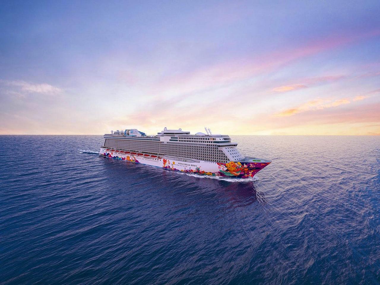 เรือสำราญ World Dream เรือสำราญลำใหม่ ในเครือ Genting Cruise Lines