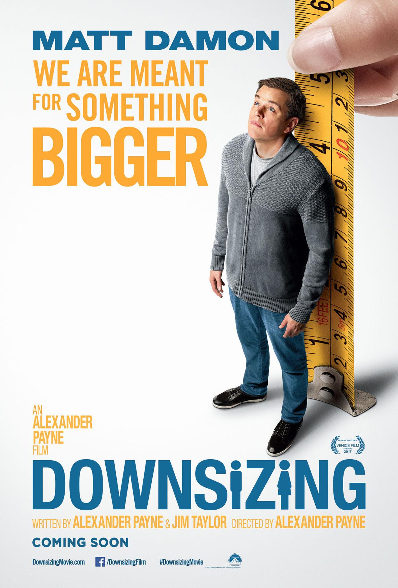 โปสเตอร์ Downsizing มนุษย์ย่อไซส์