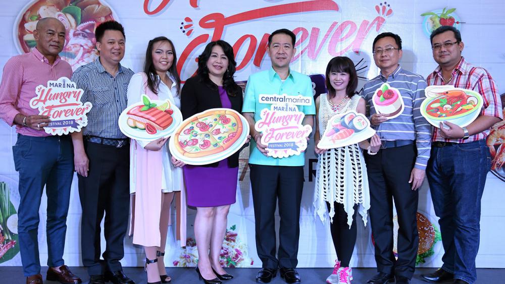 หม่ำเพลิน นริศ นิรามัยวงศ์ และ ภัคมน วงศ์ใหญ่ เปิดงานเทศกาลอาหารนานาชาติ Marina Hungry Forever 2018 โดยมี ยุพราช วงศ์ดาวกุล, คมกฤษณ์ ประสิทธิ์นฤทธิ์, สินไชย วัฒนศาสตร์สาธร และ ไพรชิต เจตะภัย มาร่วมงานด้วย ที่ห้างเซ็นทรัลมารีนา พัทยา วันก่อน.