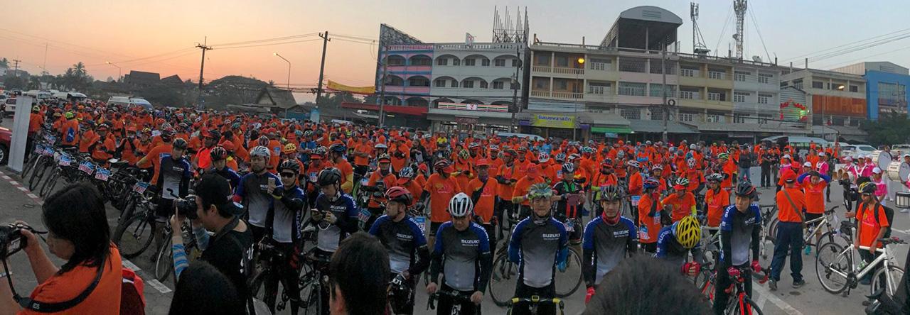 ขบวนจักรยานมิตรภาพไทย-เมียนมา.