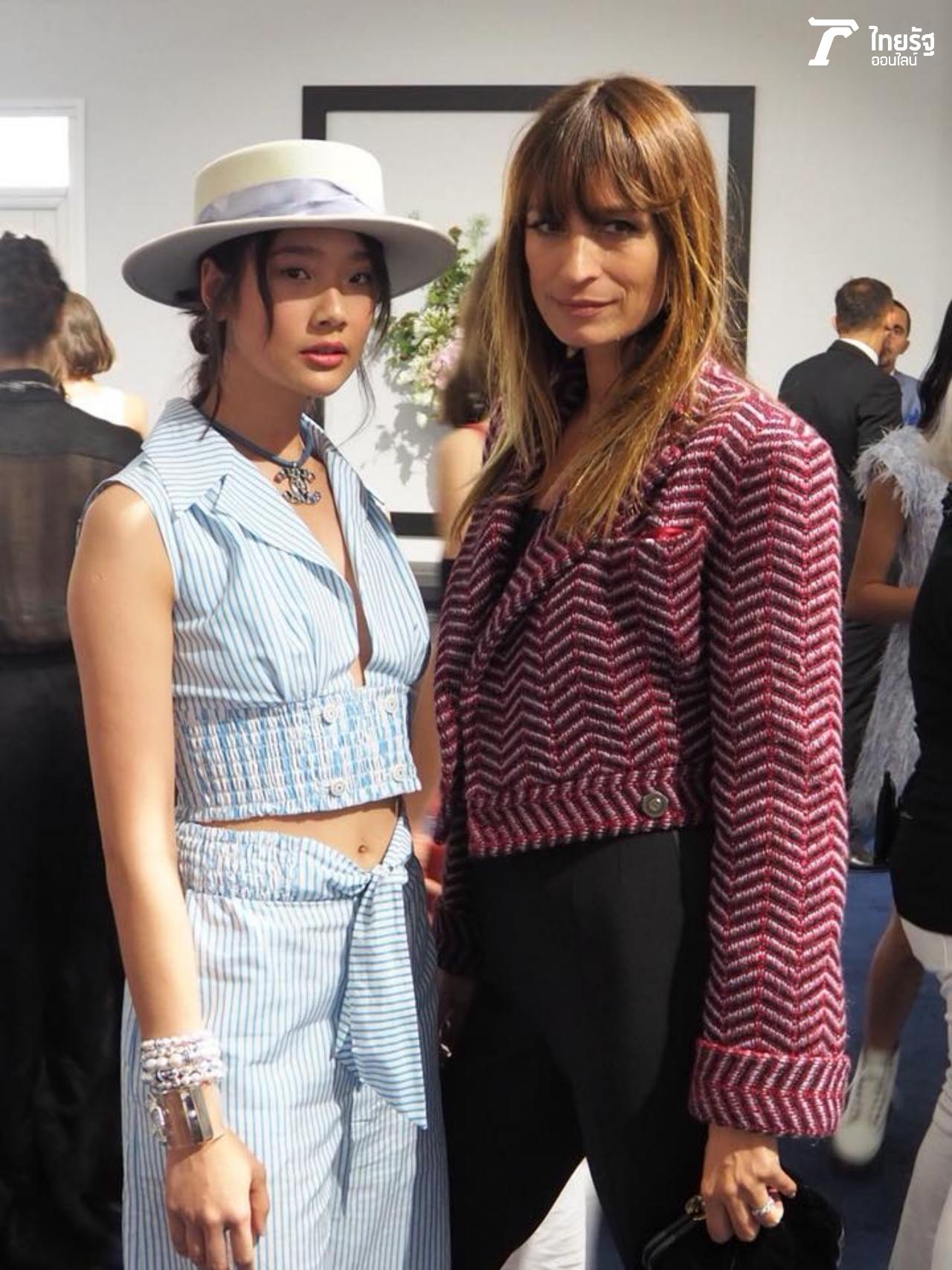 ออกแแบบ ปะทะกับ ซุปเปอร์โมเดลรุ่นใหญ่ Caroline de Maigret อีกหนึ่งแบรนด์แอมบาสเดอร์ของชาแนล Chanel