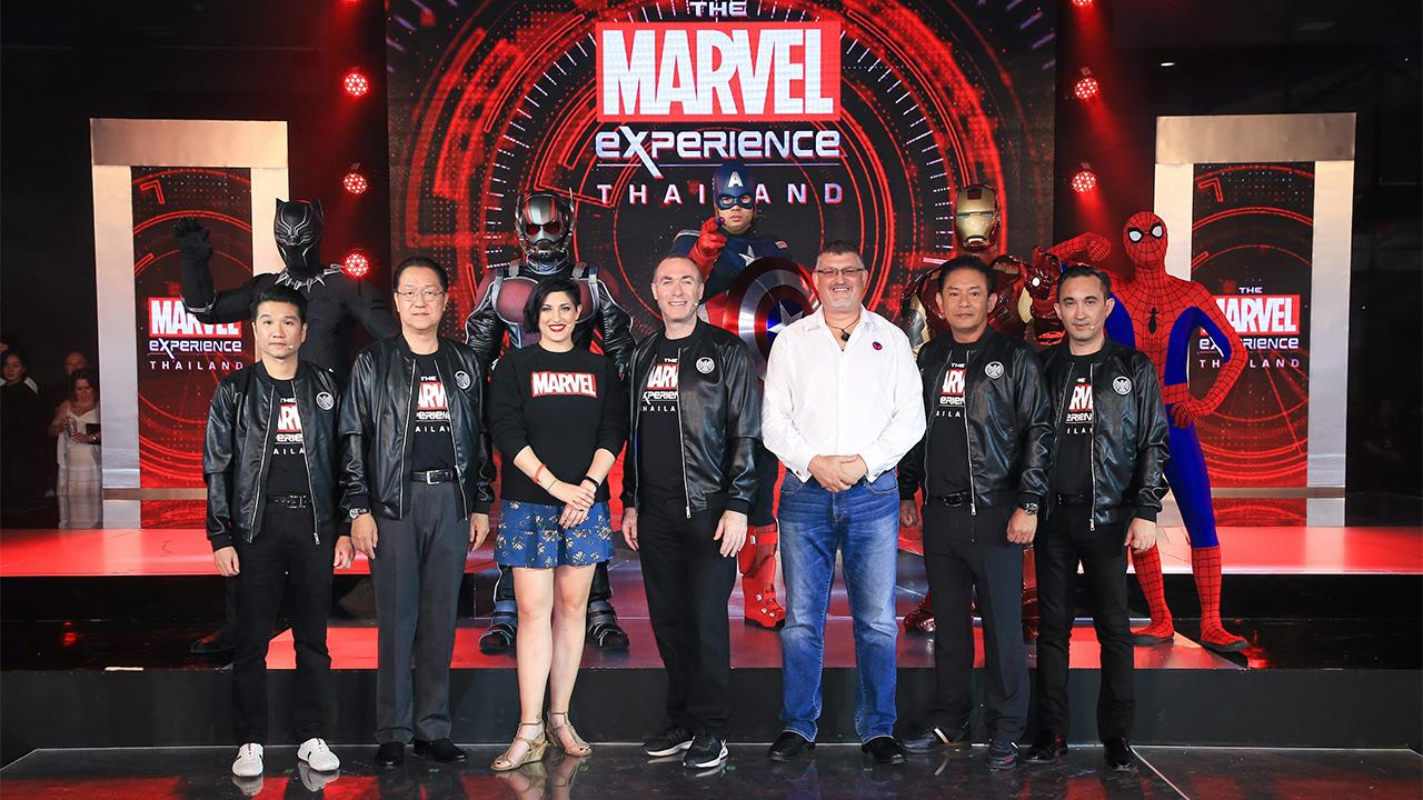ปักหมุด : นพปฎล เจสัน จิรสันติ์ ประธานเจ้าหน้าที่บริหารร่วม บริษัท ฮีโร่ เอ็กซ์พีเรียนซ์ จำกัด จัดงานเปิดตัว The Marvel Experience Thailand ศูนย์บัญชาการมาร์เวลฮีโร่ โดยมี ณภัทร เสียงสมบุญ, ฌอห์ณ จินดาโชติ และ สน-ยุกต์ ส่งไพศาล มาร่วมงานในฐานะมาร์เวลแฟน ที่ศูนย์การค้าเมกาบางนา วันก่อน.