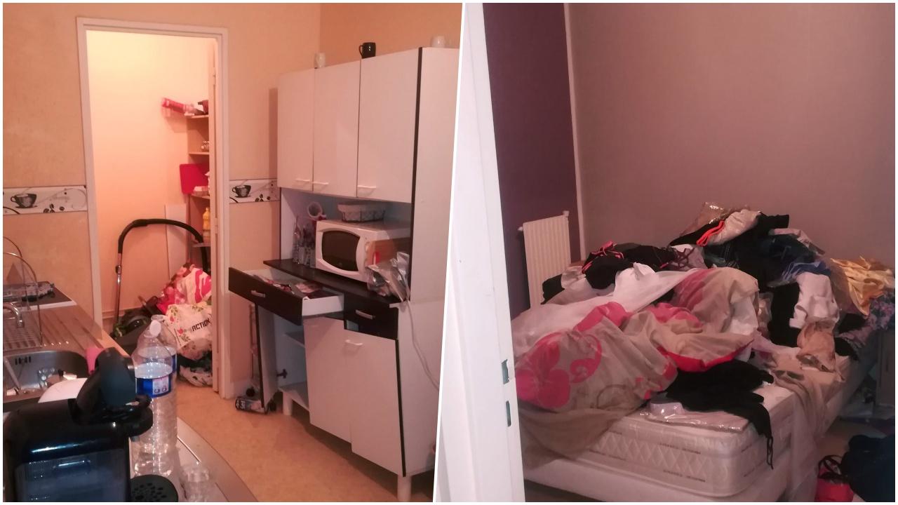 สภาพภายในห้องที่ซ่อนตัวของนายฟาอิด