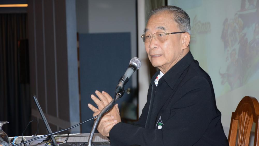 นายมานิจ สุขสมจิตร กรรมการบริหารมูลนิธิไทยรัฐและบรรรณาธิการอาวุโสหนังสือพิมพ์ไทยรัฐ