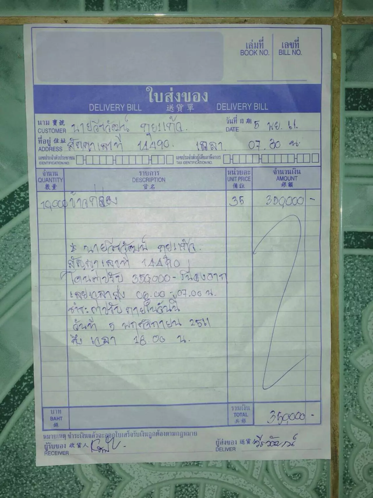 คนจ้างโต้ทิ้งข้าวหมื่นกล่อง อ้างเสร็จไม่ทันเวลาตามสัญญา จ่อปรับ 3.5 แสน