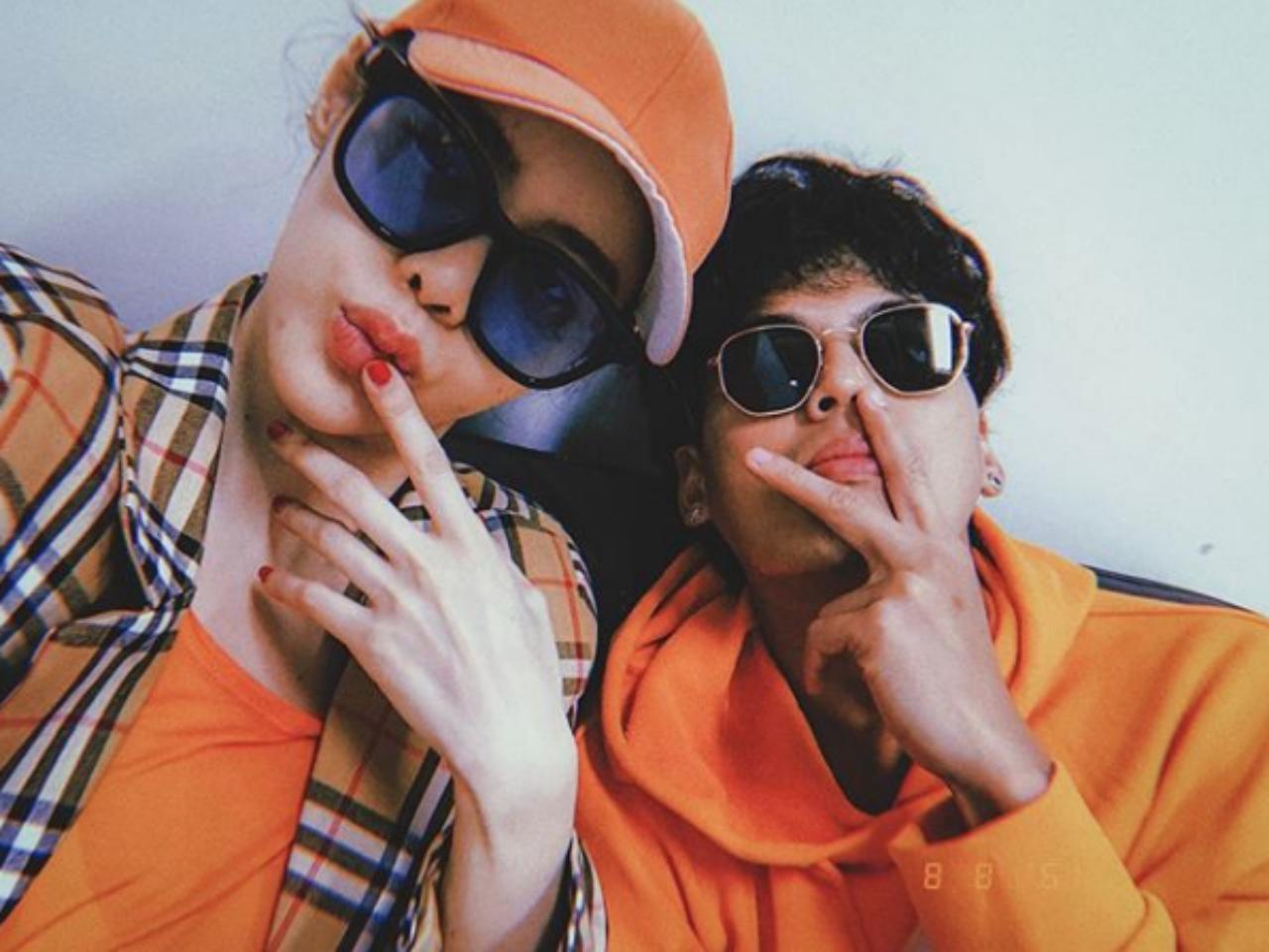 รูปคู่ของฮั่นกับไอซ์ ที่อยู่ในอินสตาแกรมของหนุ่มฮั่น