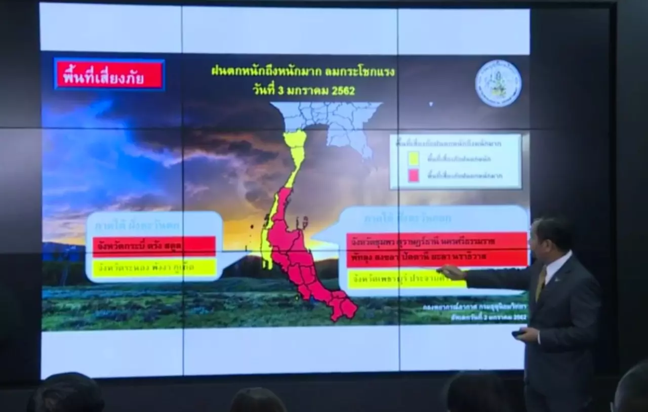 อุตุฯ ชี้ 'ปาบึก' เข้าอ่าวไทย ทำฝนตกหนักมาก ห่วงเกาะสมุยโดนพายุเต็มๆ