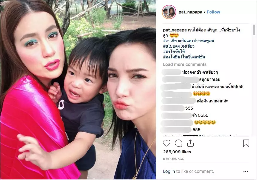เผยภาพฮา คิมเบอร์ลี่ แต่งหน้าสีสันจัดเต็มจน น้องเรซซิ่ง แอบกลัว