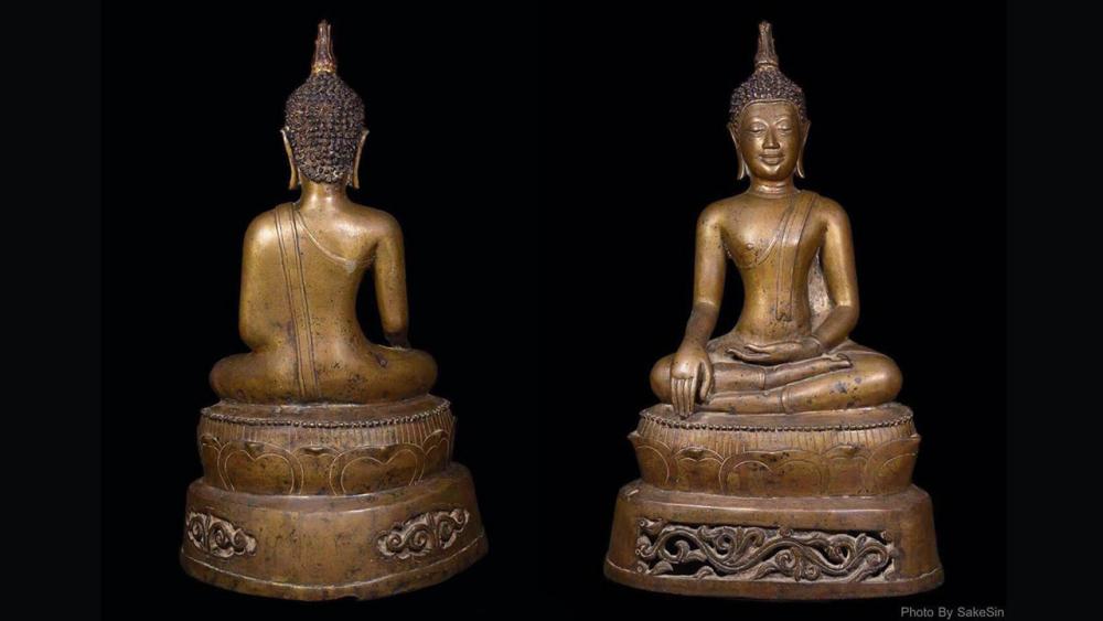 พระพุทธรูป พุทธศิลป์สมัยเชียงแสน สิงห์ 3 ของคิง พรหมมณี.