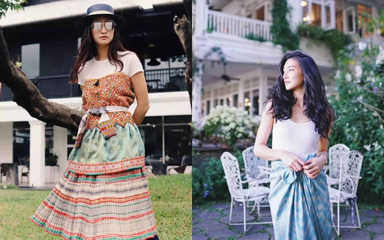 ส่อง "แฟชั่น" 3 สาวคนดังใส่ "ผ้าไทย" โด่งดังไกลถึงต่างแดน!