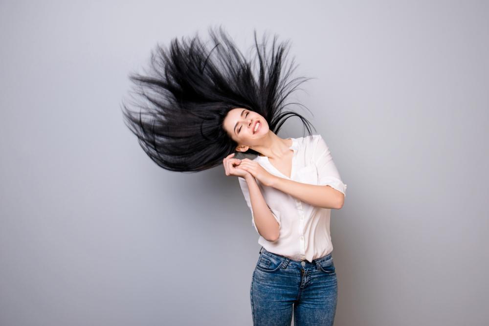Как сделать фотографию с летящими волосами