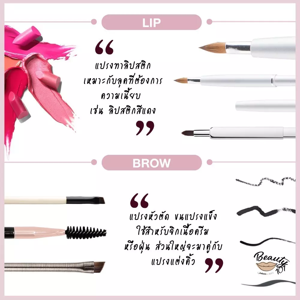 แปรงแบบนี้ ใช้ยังไง มือใหม่ต้องรู้!