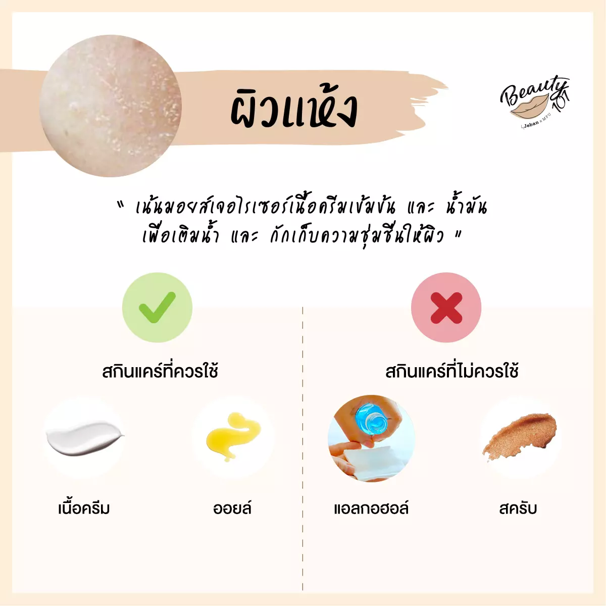 ผิวแบบเรา เหมาะกับสกินแคร์แบบไหน มาเช็คกัน