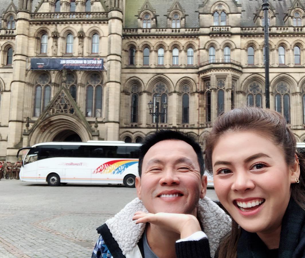 จตุรงค์ มกจ๊ก และใบเฟิร์น พัสกร ขอบคุณภาพจากไอจี @ferno_padgone