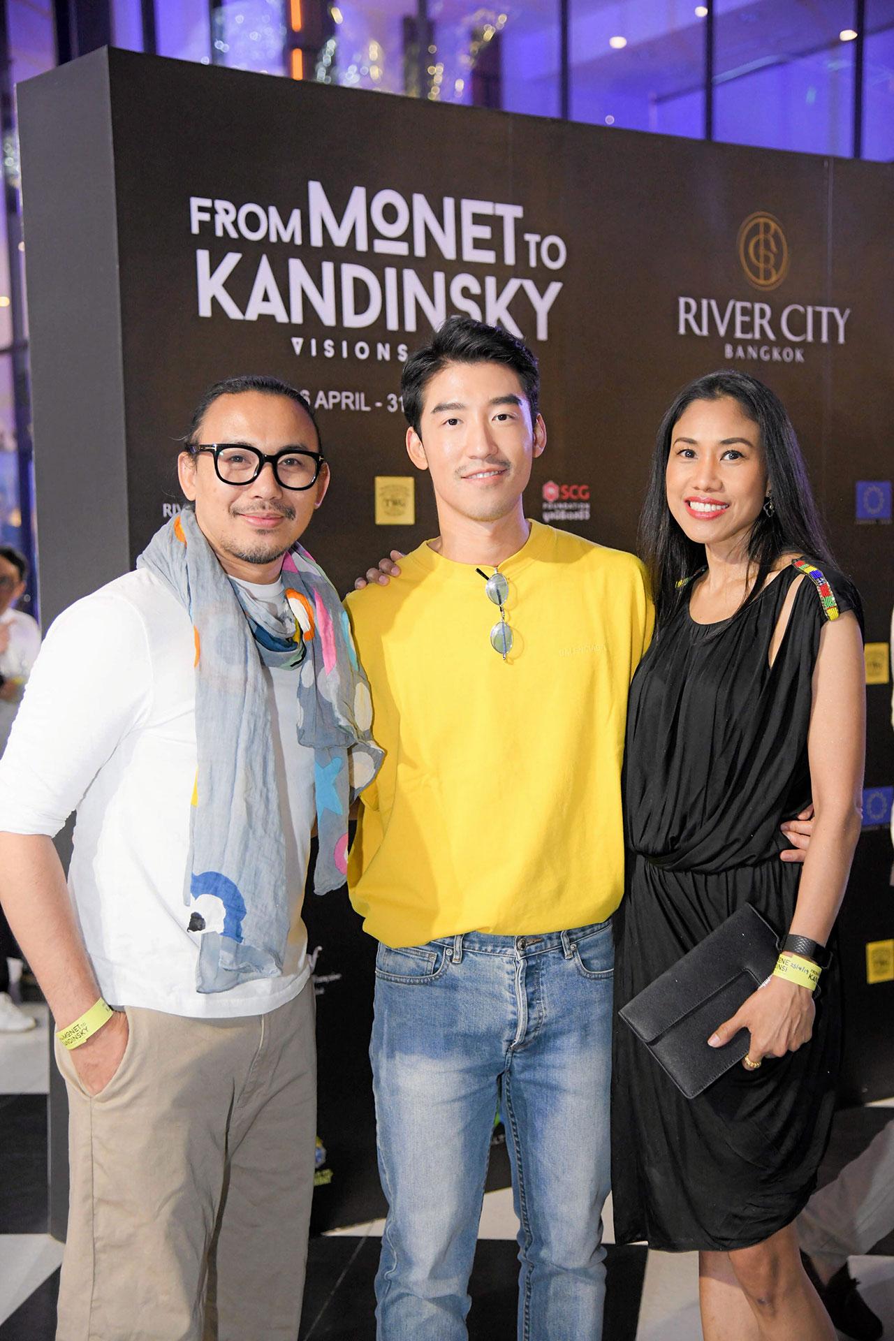สมนึก คลังนอก, คณชัย เบญจรงคกุล, เพ็ญสุภา คชเสนี มาร่วมชมงาน.