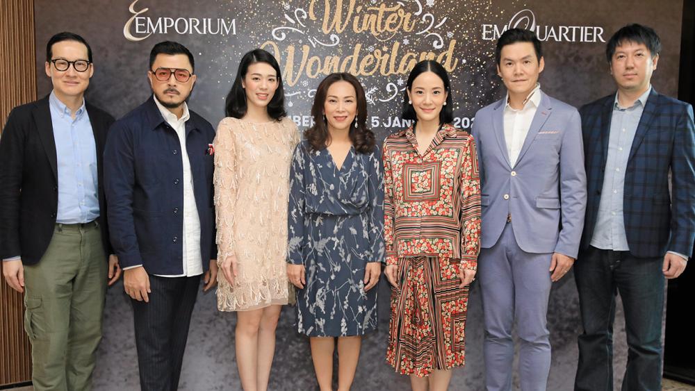 หม่ำเพลิน สุธาวดี ศิริธนชัย จัดงานเปิด EM DINING WINTER WONDERLAND 2019 เทศกาลอาหาร เลิศรสกว่า 200 ร้านค้า พร้อมเสิร์ฟความอร่อยมากกว่า 1,000 เมนู โดยมี อรชุมา ดุรงค์เดช, โทชิโนริ มิยาโมโต้, พลพัฒน์ อัศวะประภา และ อดิศักดิ์ อัสสกุล มาร่วมงานด้วย ที่ดิ เอ็มควอเทียร์ วันก่อน.