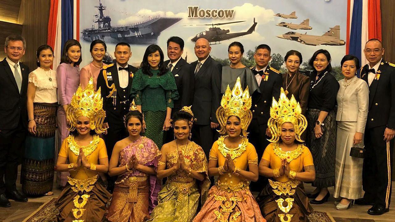 วันกองทัพไทย - ธนาธิป อุปัติศฤงค์ ออท. ณ กรุงมอสโก รัสเซีย เป็นประธานในงานเลี้ยงรับรองในโอกาส “วันกองทัพไทย” มี พ.อ.อภิชัย ทอง-ธรรมชาติ ผช.ทูต ทบ. รก.ผช.ทูตฝ่ายทหาร ร่วมจัดงาน ที่ สอท. ณ กรุงมอสโก.