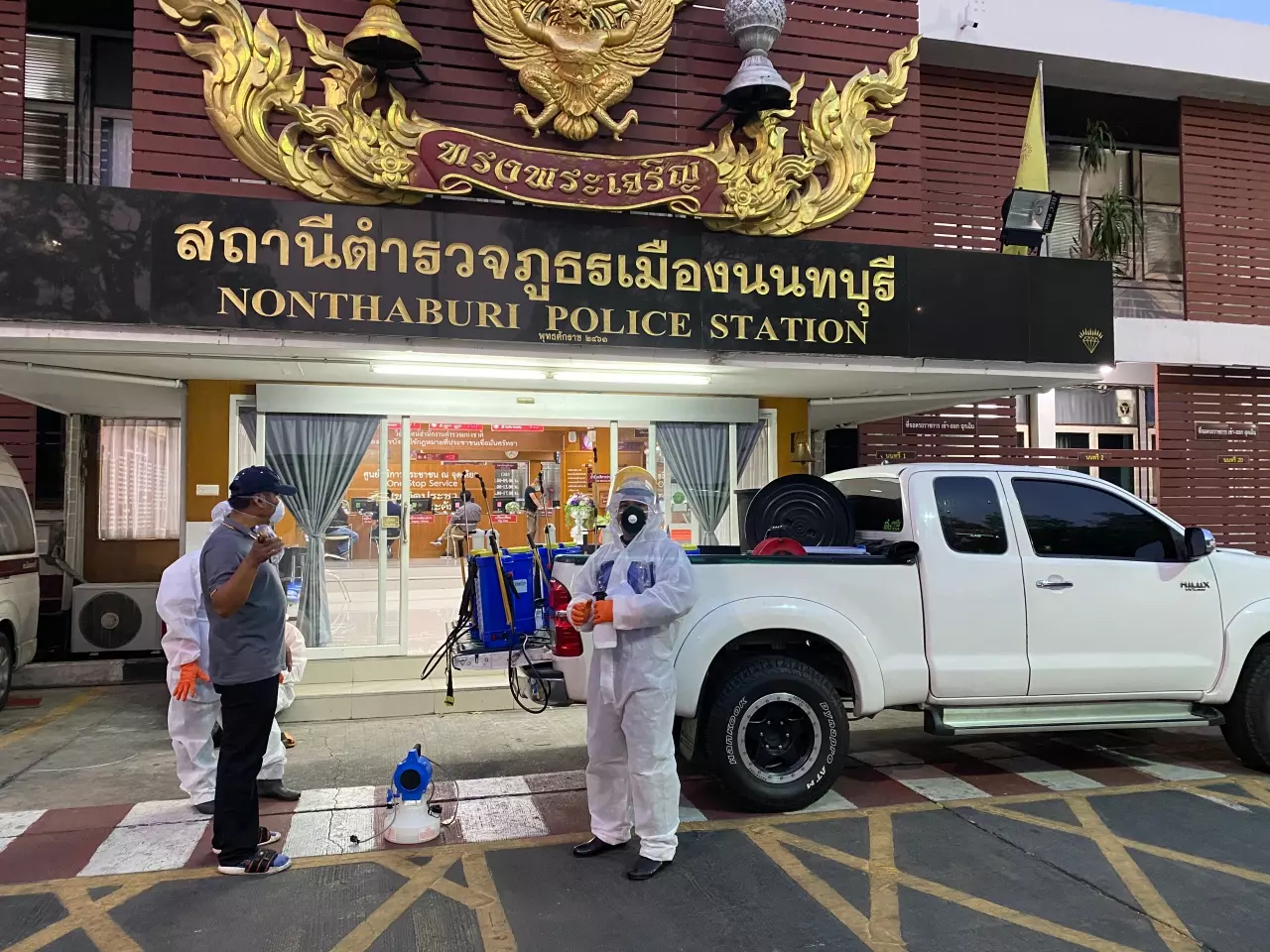 นนทบุรีพบผู้ป่วยโรคโควิด-19 นอนรักษา รพ.อยู่ 7 รายหายกลับบ้านแล้ว 2 คน