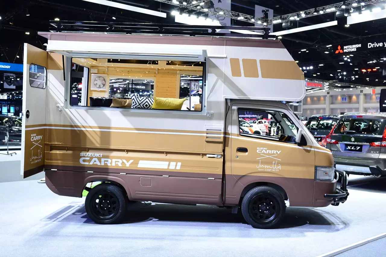 ขายแล้ว! Suzuki Carry Campiness แต่งรถบ้านแนวท่องเที่ยว