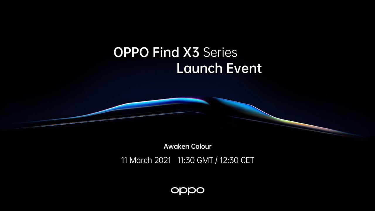OPPO เตรียมเปิดตัว OPPO Find X3 วันที่ 11 มีนาคมนี้