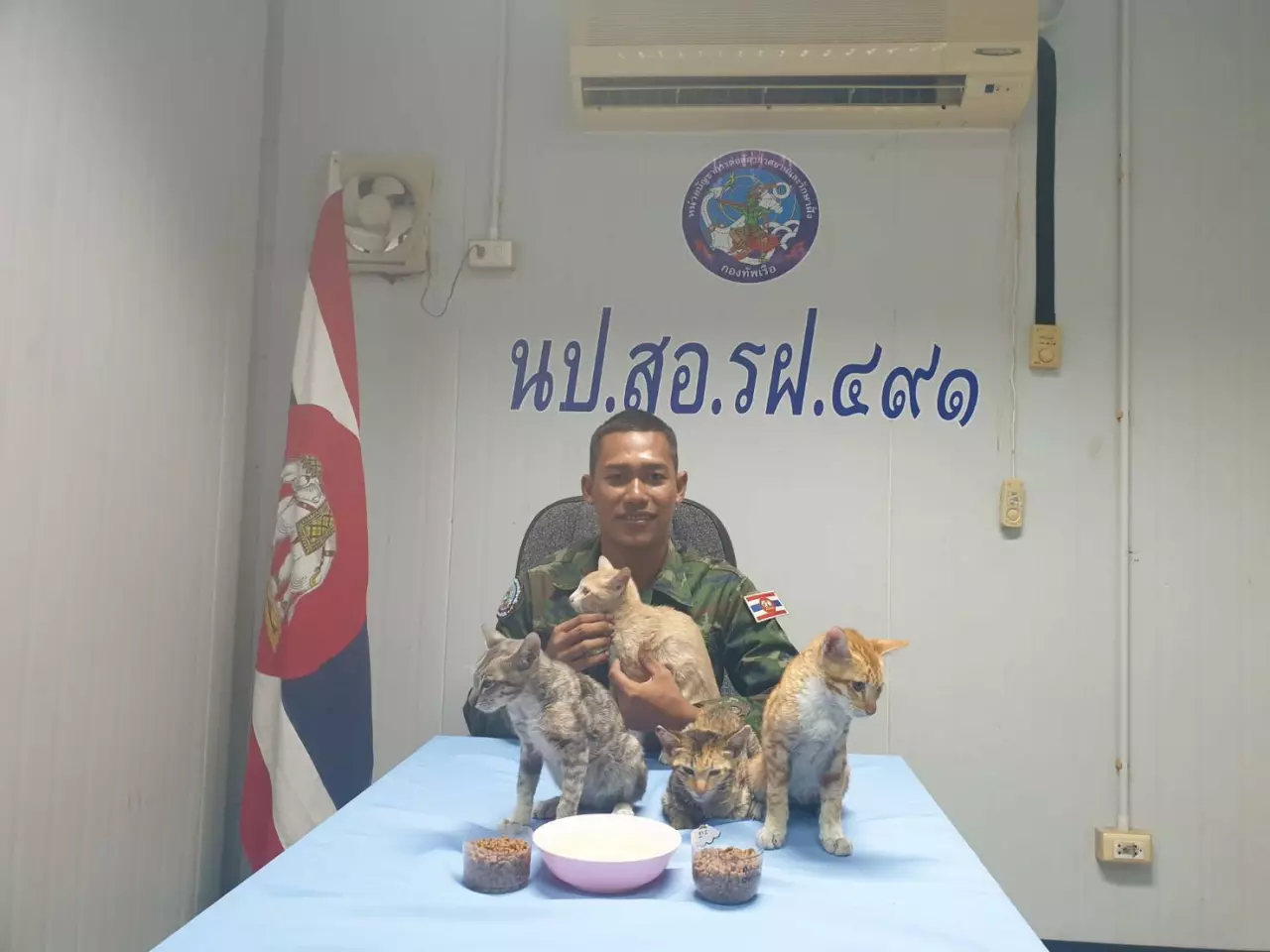ผบ.ทร. ยกย่อง "พลทหาร" ว่ายน้ำช่วย 4 เหมียว รอดชีวิตกลางทะเลหลีเป๊ะ
