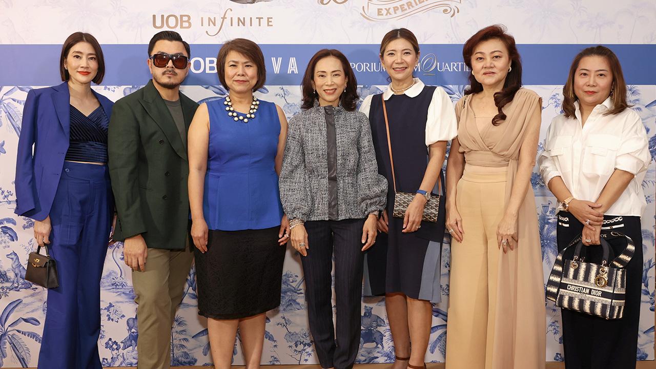 อาหารอร่อย สุธาวดี ศิริธนชัย, สุพรทิพย์ พงศาชำนาญกิจ และ ยุพดี ชัยฉัตรพรสุข จัดงาน “เอ็ม คูลินารี่ เอ็กซ์พีเรียนซ์เซส” มอบประสบการณ์รับประทานอาหารไทยฟิวชั่นให้สมาชิกบัตรเครดิต UOB INFINITE โดยมี พลพัฒน์ อัศวะประภา มาร่วมงานด้วย ที่ดิ เอ็มโพเรี่ยม วันก่อน.