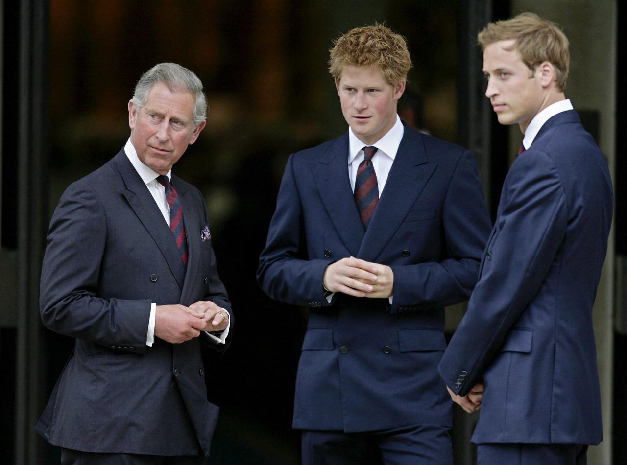 ภาพในอดีต: สมเด็จพระเจ้าชาร์ลส์ที่ 3 พร้อมด้วยเจ้าชายวิลเลียม และเจ้าชายแฮร์รี่ พระราชโอรส