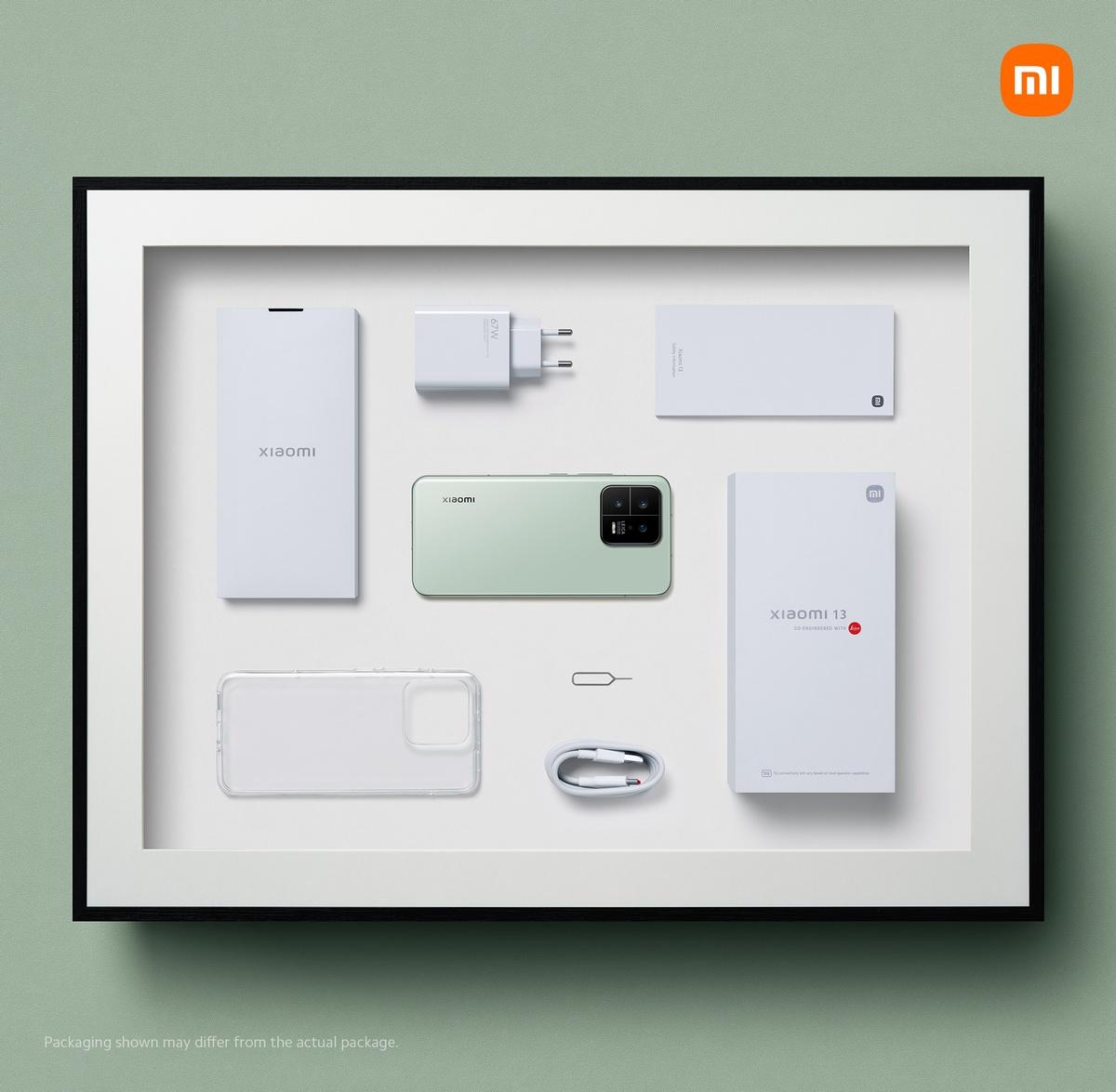 แพ็กเกจของ Xiaomi 13