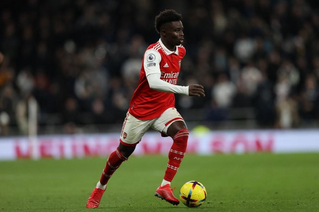 “Bukayo Saka”, the love child and hope of the Gunners. 