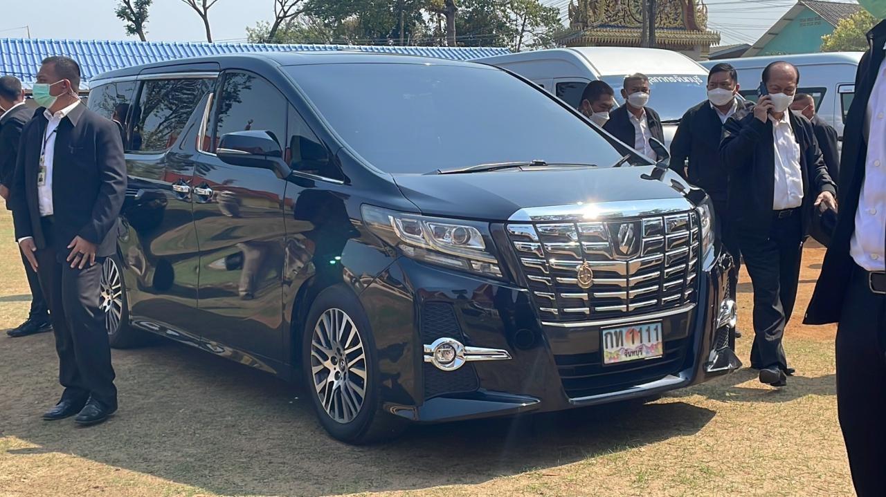 ทะเบียนรถนายกรัฐมนตรี ลงพื้นที่จันทบุรี