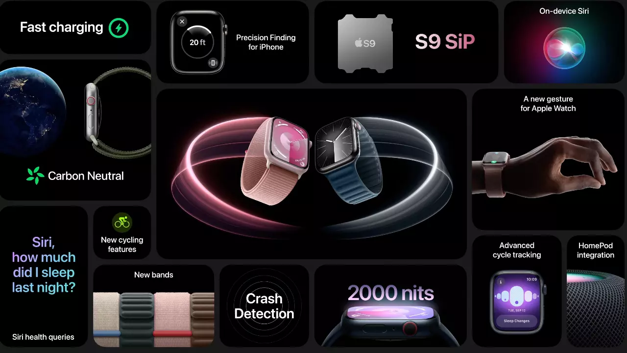 เปิดตัว Apple Watch Series 9 ฟีเจอร์ Double Tap ใช้งานง่ายด้วยปลายนิ้ว