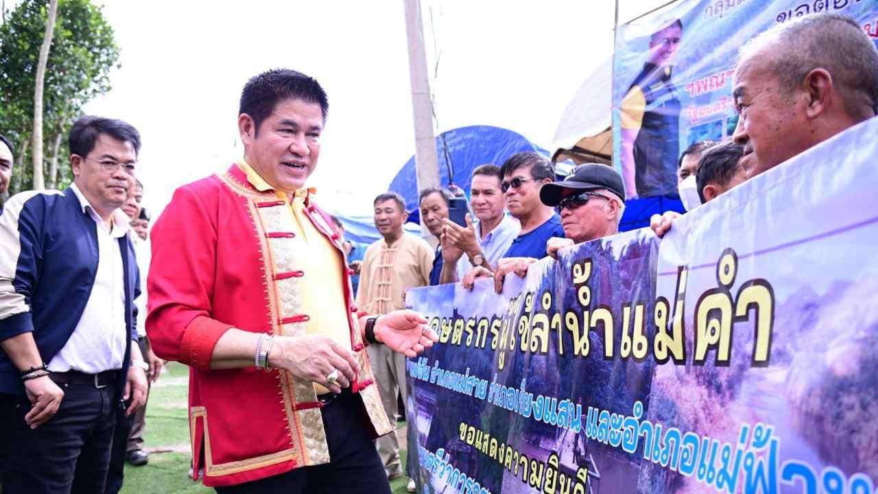 泰国农业部长视察清莱，承诺解决农业干旱问题！