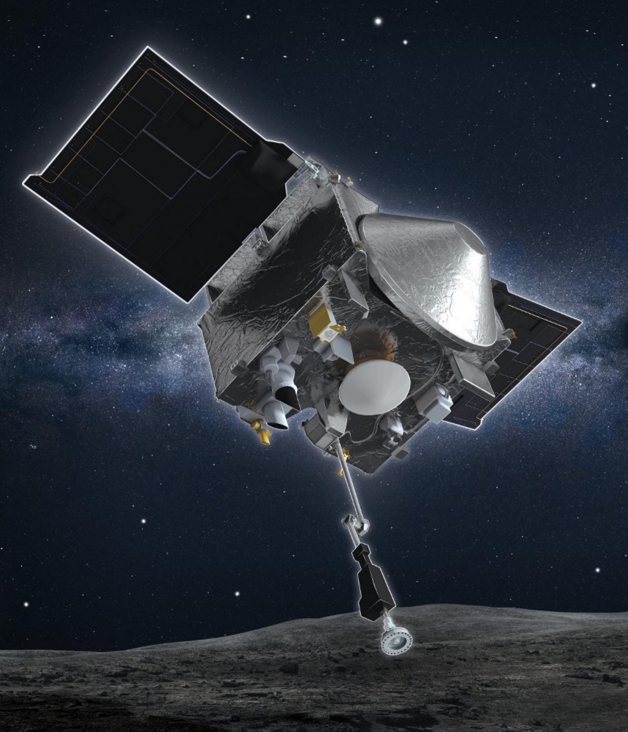 美国宇航飞船将携带小行星贝努的岩石返回地球！