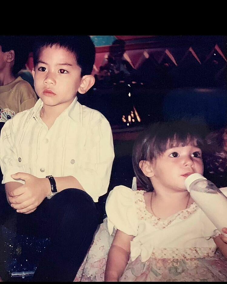 Prince Abdul Mateen of Brunei posted a photo of himself and Anisha Rosnah when they were children on Instagram. 