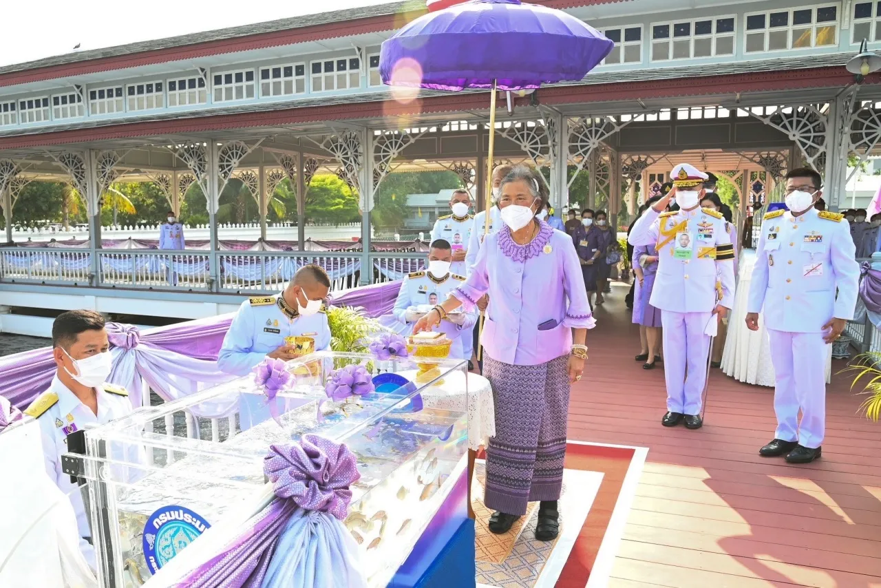 กรมสมเด็จพระเทพฯ ทรงปล่อยพันธุ์สัตว์น้ำ วันคล้ายวันพระราชสมภพ 2 เม.ย. 2567