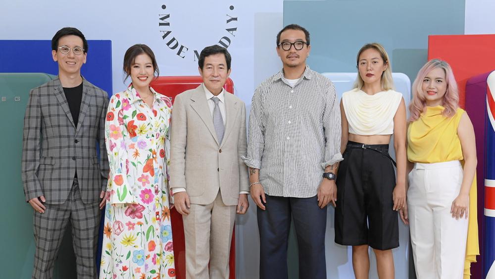 ตามไปดู  -  วันชัย สวนศิลป์พงศ์ จัดนิทรรศการ “SMEG Made My Day Exhibition” มุมมองการถ่ายภาพของ ชัยสิทธิ์ จุนเจือดี โดยมี บรม พิจารณ์จิตร, นภัสวรรณ สุขวุฒิไชย, ธนัชพร สวนศิลป์พงศ์ และ อรประพันธ์ สุทธินรเศรษฐ์ มาร่วมชมด้วย ที่เซ็นทรัล เอ็มบาสซี วันก่อน.