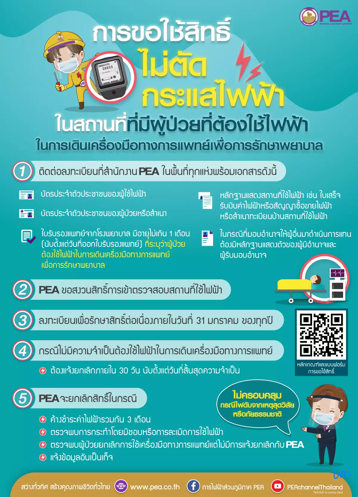 ค้าง 2 ด. เตือนถึงบ้าน ฟังอีกมุม กฟภ. แจงปมตัดไฟ กระทบผู้ป่วยติดเตียง