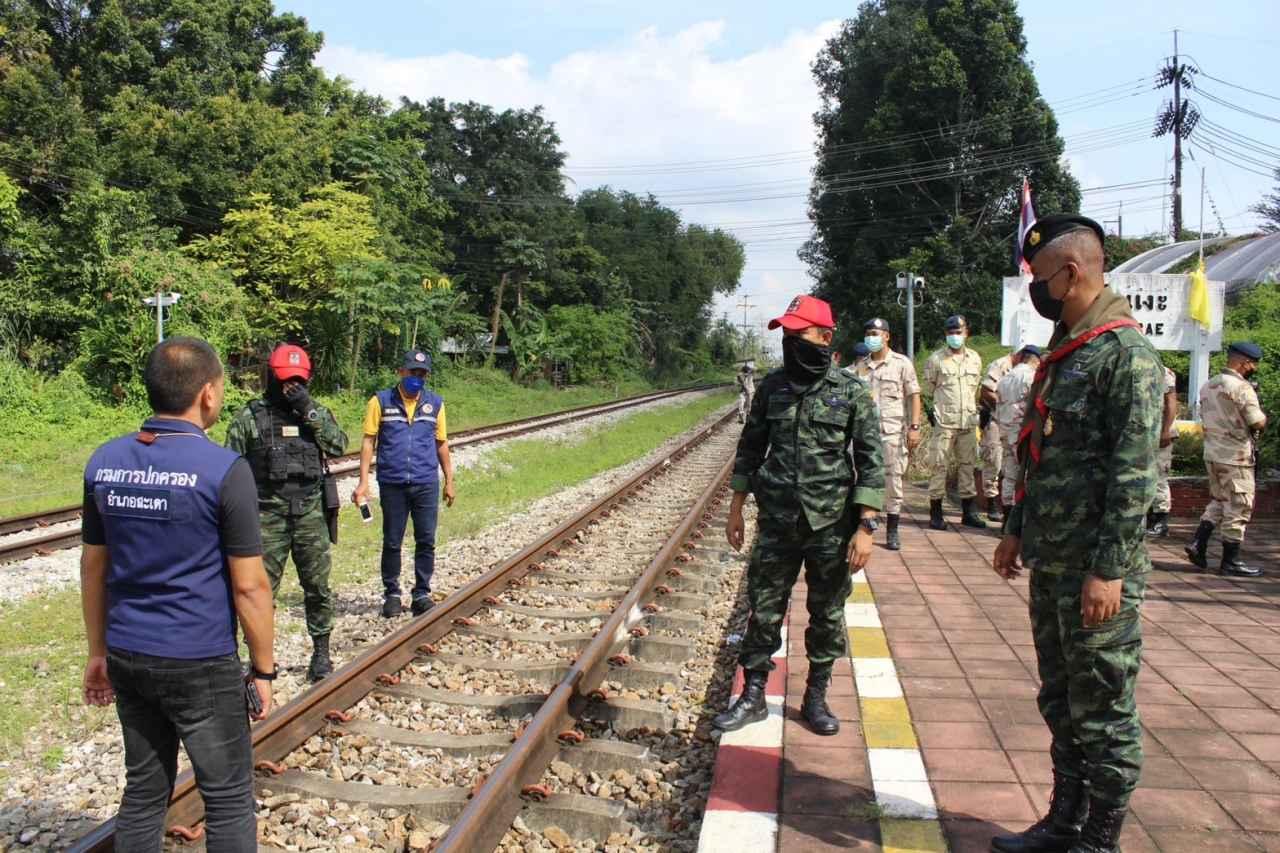 ทางรถไฟที่ปาดังเบซาร์ ซ่อมเสร็จแล้วหลังถูกวางระเบิด รอเคลียร์รอบสุดท้าย